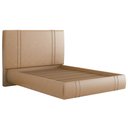 Ver imagem 1 de Cama Casal Flutuante com Cabeceira 140cm Astra S04 Couríssimo Bege - Lyam Decor