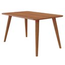 Ver imagem 1 de Mesa de Jantar 4 Lugares Tampo Mdf 130x80 Cm 21132 Cinamomo Molci