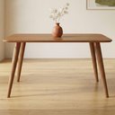Ver imagem 2 de Mesa de Jantar 4 Lugares Tampo Mdf 130x80 Cm 21132 Cinamomo Molci