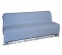Ver imagem 1 de Manta Sofa Gigante Jacquard Medalhão Branco 1,80x2,80 Xale Sala