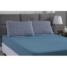 Jogo de Lençol Malha Casal 3 Pç 100% Algodão Los Angeles - 2