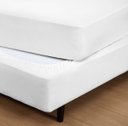 Ver imagem 1 de Capa para Box Cama Solteiro Malha 30/1 100% Algodão Branco