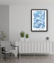 Ver imagem 1 de Quadro Decorativo Abstrato Matisse La Mer - 70x50cm:moldura Preta