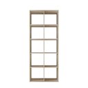 Ver imagem 5 de Estante Livreiro 10 Nichos 173cmx70cm Versatile Bege