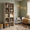 Ver imagem 4 de Estante Livreiro 10 Nichos 173cmx70cm Versatile Bege