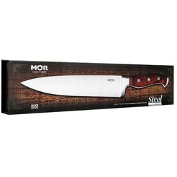 Faca 10'' Aço com Cabo em Madeira Steel - 3943 - Mor - 4