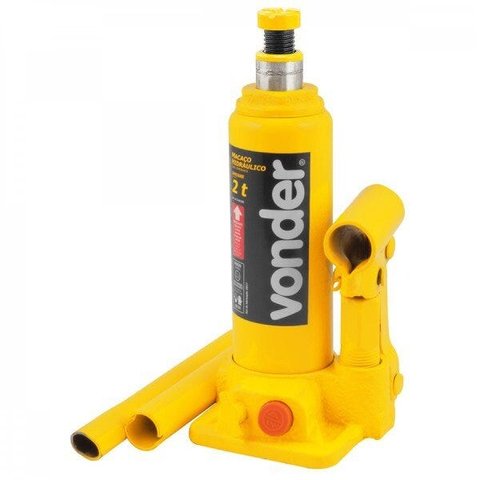 Macaco hidráulico tipo garrafa 2 toneladas Vonder