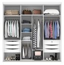Ver imagem 3 de Guarda Roupa Casal 2 Portas MDF 2,07 m Inovatto Belmax