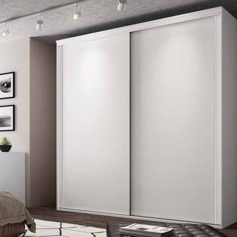 Guarda Roupa Casal 2 Portas MDF 2,07 m Inovatto Belmax