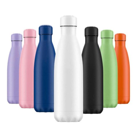 Garrafa Térmica 500ml Aço Inox Portátil Viagem Metálica 1 Unidade