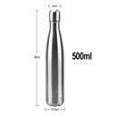Ver imagem 3 de Garrafa Térmica 500ml Aço Inox Portátil Viagem Metálica 1 Unidade