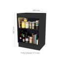 Ver imagem 2 de Balcão de Cozinha 60cm 1 Porta Multiuso Dispensa Compacto