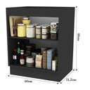 Ver imagem 6 de Balcão de Cozinha 60cm 1 Porta Multiuso Dispensa Compacto