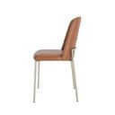 Ver imagem 5 de Conjunto com 2 Cadeiras Lucille Champanhe Pu Caramelo