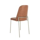 Ver imagem 7 de Conjunto com 2 Cadeiras Lucille Champanhe Pu Caramelo