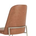 Ver mais imagens de Conjunto com 2 Cadeiras Lucille Champanhe Pu Caramelo