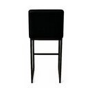 Ver imagem 7 de Banqueta Cozinha Alta com Encosto Industrial Kit 4 Preto Lirina Pu C05 - D’Rossi