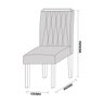 Conjunto Sala Jantar New Ceval Mesa Ana 120x80cm com 4 Cadeiras Ana - 3
