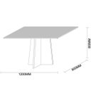 Ver imagem 4 de Conjunto Sala Jantar New Ceval Mesa Ana 120x80cm com 4 Cadeiras Ana