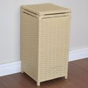 Ver imagem 5 de Kit Cesto Roupas e Gaveteiro 3 Gavetas Fibra Sintética 30x60 Palha Bege