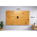Ver imagem 2 de Painel para Tv em Madeira Natural – 1,20 X 80 Cm