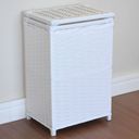 Ver imagem 6 de Kit Gaveteiro 3 Gavetas e Cesto Roupas Fibra Sintética 38x28x57 Branco