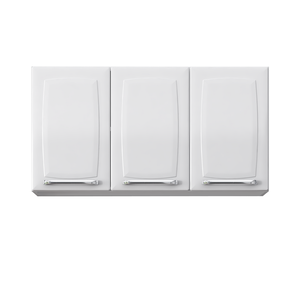 Armário Aério 3 Portas Luce - Itatiaia Branco
