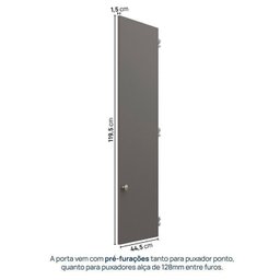 Mesa de Cabeceira Módulo 45x120 1 Porta Frame Cabecasa madeiramadeira Acácia/Arenas - 5