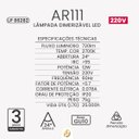 Ver imagem 3 de Lâmpada Led Ar111 Base Gu10 12w 2700k Dimerizável 24° Irc 95 220v