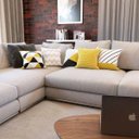 Ver imagem 2 de Kit 5 Capas de Almofadas Decorativas Amarelas e Pretas Geometricas Para Sofá 40x40 - Novadecora