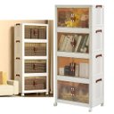 Ver imagem 1 de Armario Organizador Dobrel 4 Andares Empilhavel Organizador Roupa Objetos Decoraçao Sala Quarto Banh