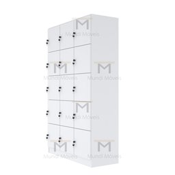 ARMÁRIO ESCANINHO 15 PORTAS CHAVE M293.B ORGANIZADOR MUNDI MOVEIS - 3