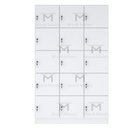 Ver imagem 6 de ARMÁRIO ESCANINHO 15 PORTAS CHAVE M293.B ORGANIZADOR MUNDI MOVEIS