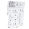 ARMÁRIO ESCANINHO 15 PORTAS CHAVE M293.B ORGANIZADOR MUNDI MOVEIS - 2