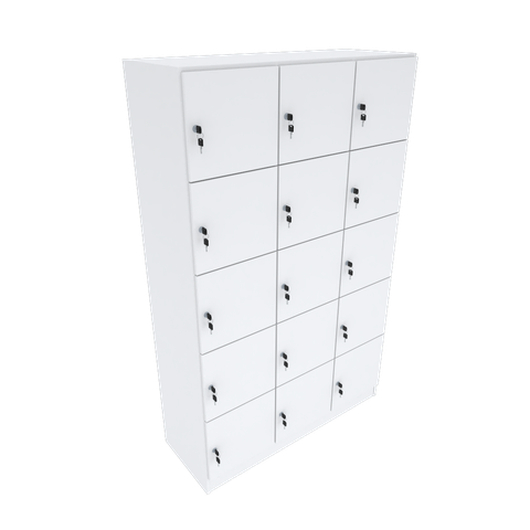 ARMÁRIO ESCANINHO 15 PORTAS CHAVE M293.B ORGANIZADOR MUNDI MOVEIS