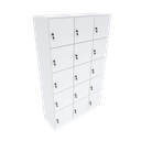 Ver imagem 1 de ARMÁRIO ESCANINHO 15 PORTAS CHAVE M293.B ORGANIZADOR MUNDI MOVEIS