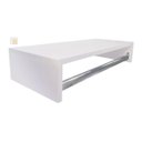 Ver imagem 1 de Cabideiro de Parede Arara para Lojas e Quarto Mdf Branco