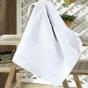 Ver imagem 1 de Kit Toalha Rosto Velour Artesanalle Liso Dohler 50X80Cm com 3 Unid. Cor: Branco