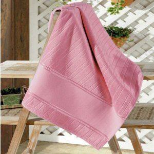 Kit Toalha Lavabo Velour Artesanalle Dohler 30x45cm com 12 Unid Cor:Rosa Escuro