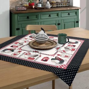 Toalha de Mesa Dohler Athenas #Minhacasadohler - Galinhas 02