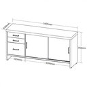 Ver imagem 3 de Balcao Artany Tamburato com Gavetas Ii