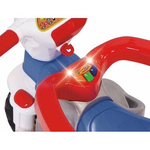 Triciclo Infantil Magic Toys Tico-Tico Bichos com Som - Azul