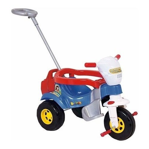 Triciclo Motoca Infantil Tico Tico Pets com Haste Removível