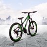 Bicicleta Aro 26 Quadro 13 Alumínio 21v Freio a Disco Mecânico Freeride Preto/Verde - Dropp - 2