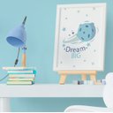 Ver imagem 3 de Quadrinho Infantil Bebê Menino Astronauta Foguete Kit 3 Peças