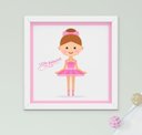 Ver imagem 3 de Quadro Infantil Quarto Bebê Menina Ballet Bailarina Kit 3 Peças
