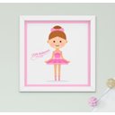 Ver imagem 3 de Quadro Infantil Quarto Bebê Menina Ballet Bailarina Kit 3 Peças