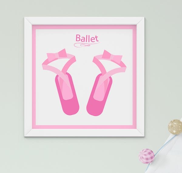 Quadro Infantil Quarto Bebê Menina Ballet Bailarina Kit 3 Peças - 2