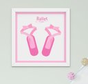 Ver imagem 2 de Quadro Infantil Quarto Bebê Menina Ballet Bailarina Kit 3 Peças
