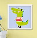 Ver imagem 3 de Quadro Infantil Quarto Bebê Menino Menina Safari Kit 3 Peças